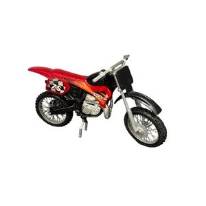 Vintage Tonka Red Plastic Dirt Bike /Motorcycle Toy 1980s